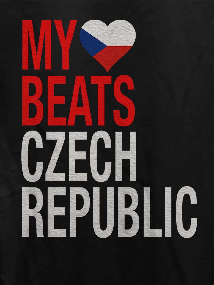 my-heart-beats-for-czech-republic-damen-t-shirt schwarz 4