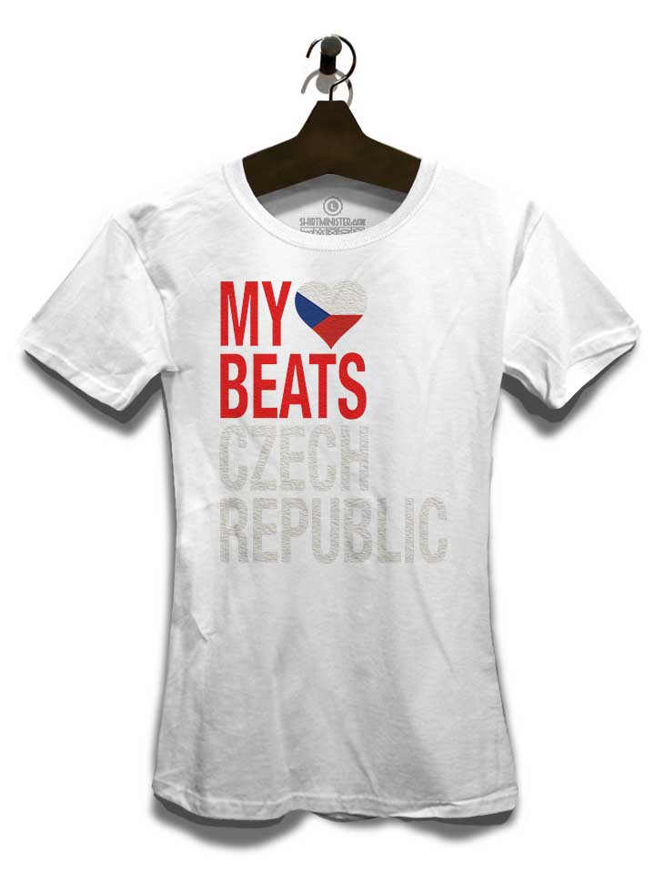 my-heart-beats-for-czech-republic-damen-t-shirt weiss 3