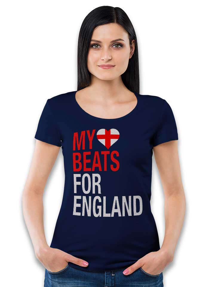 my-heart-beats-for-england-damen-t-shirt dunkelblau 2