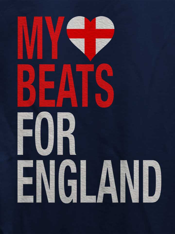 my-heart-beats-for-england-damen-t-shirt dunkelblau 4
