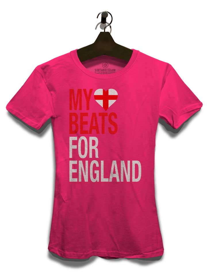 my-heart-beats-for-england-damen-t-shirt fuchsia 3