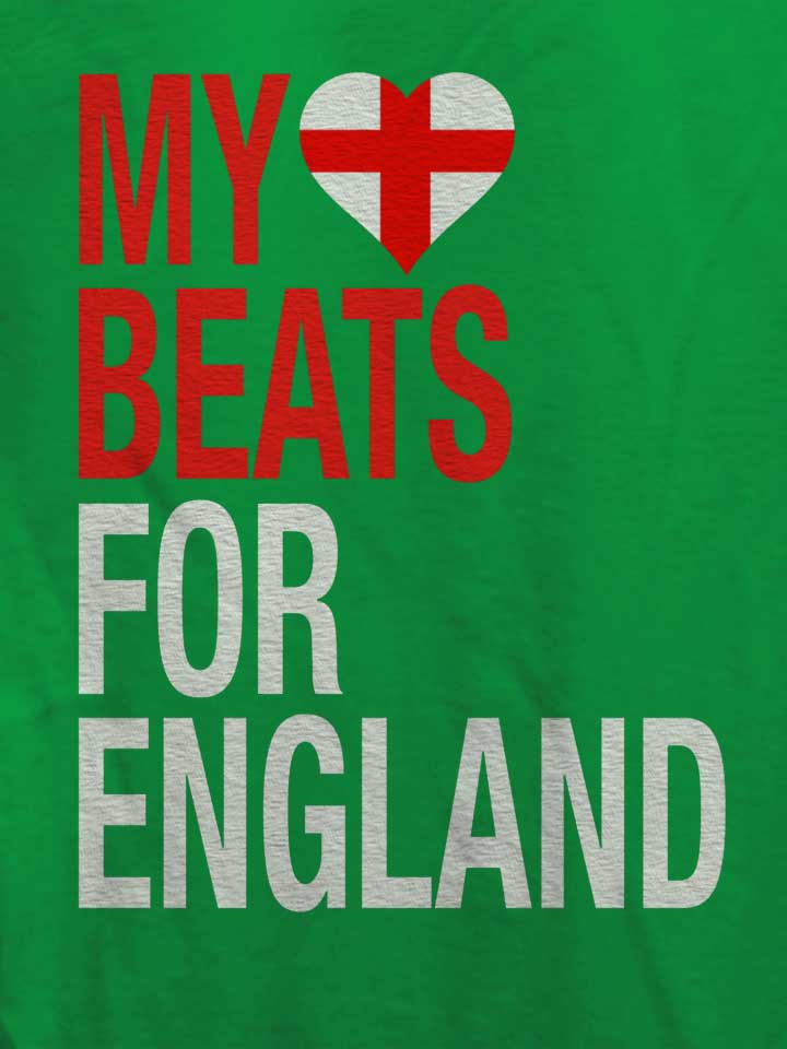 my-heart-beats-for-england-damen-t-shirt gruen 4