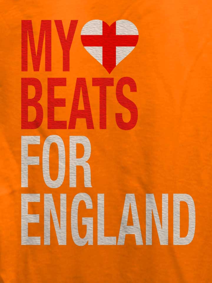 my-heart-beats-for-england-damen-t-shirt orange 4