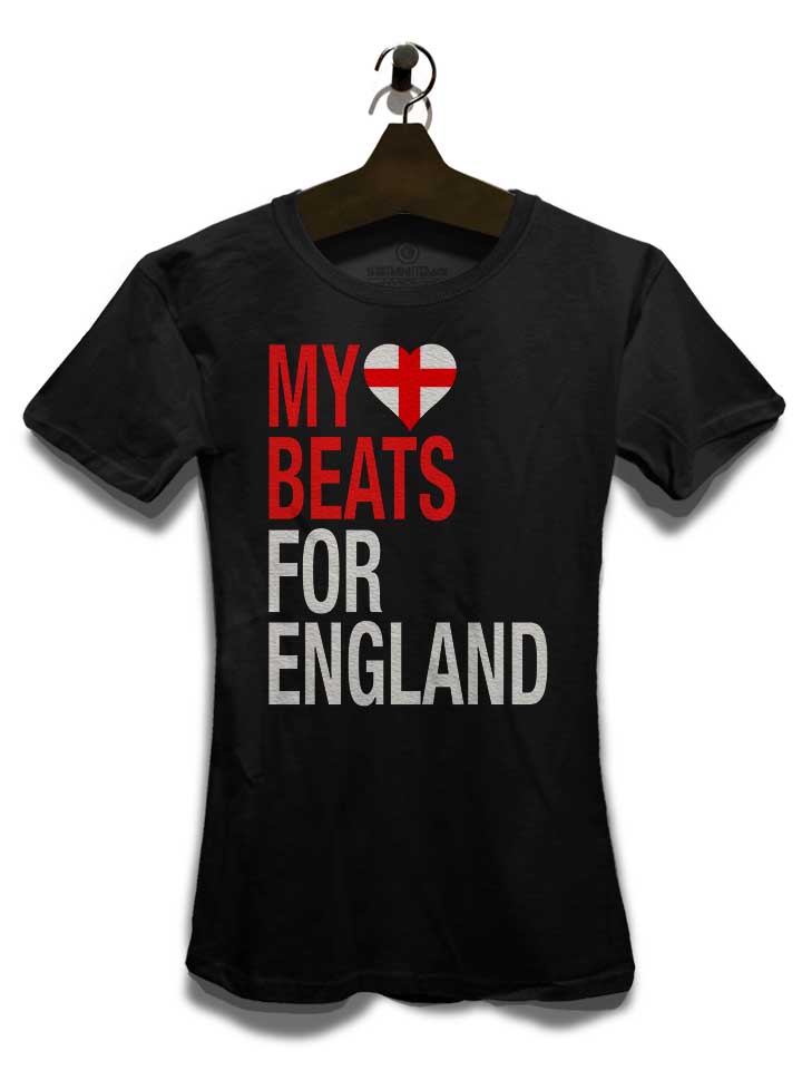 my-heart-beats-for-england-damen-t-shirt schwarz 3