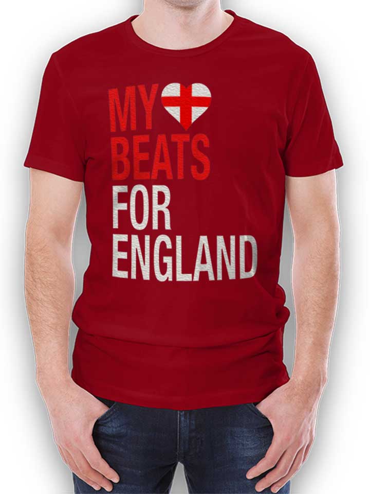 my-heart-beats-for-england-t-shirt bordeaux 1