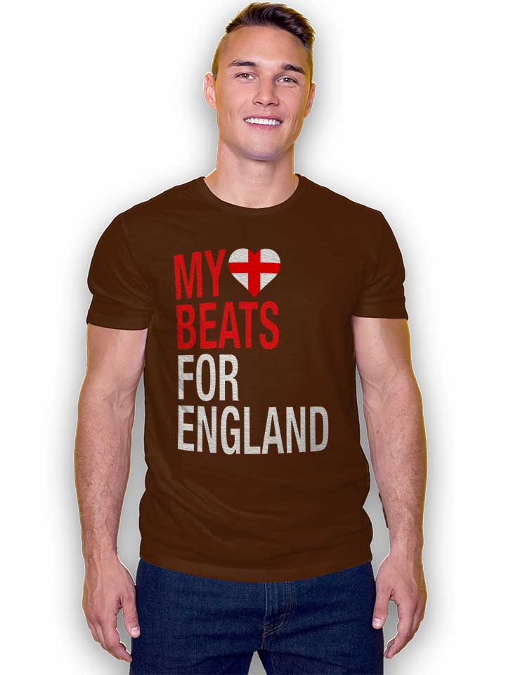 my-heart-beats-for-england-t-shirt braun 2