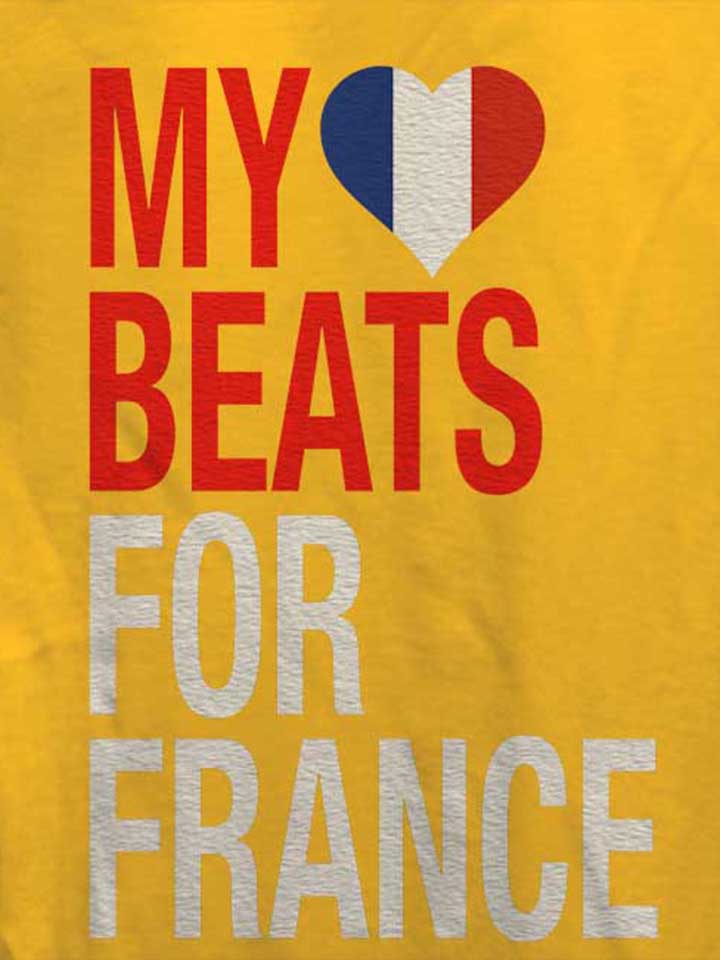 my-heart-beats-for-france-damen-t-shirt gelb 4