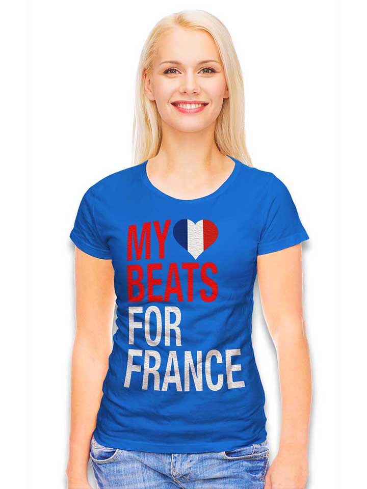 my-heart-beats-for-france-damen-t-shirt royal 2