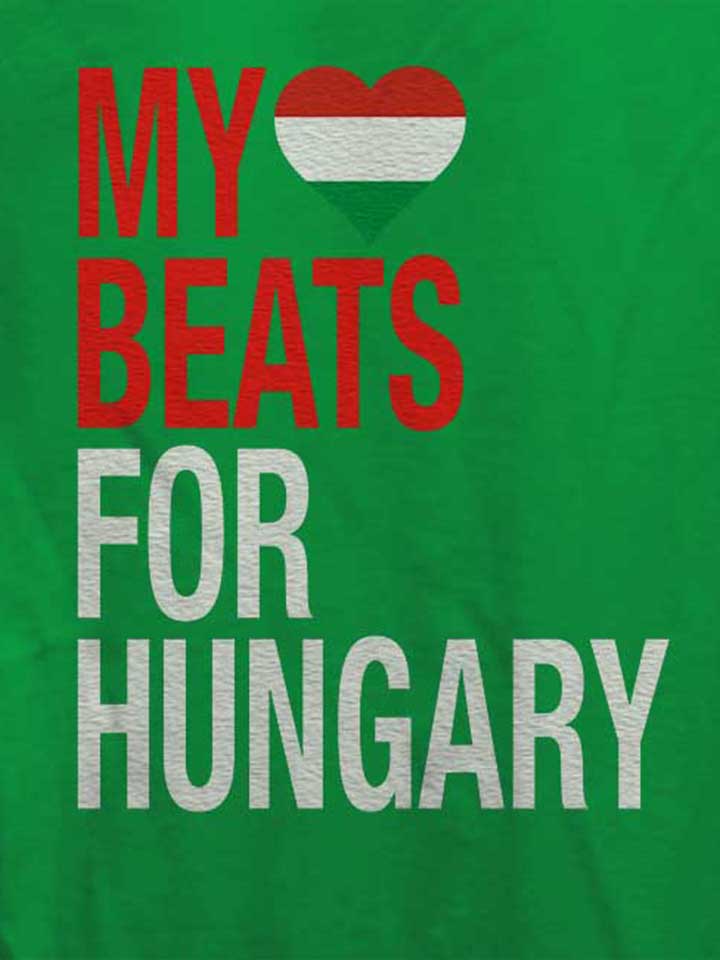 my-heart-beats-for-hungary-damen-t-shirt gruen 4
