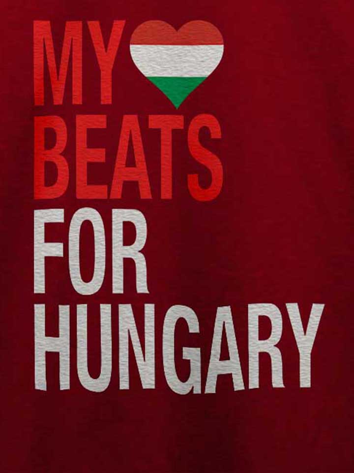 my-heart-beats-for-hungary-t-shirt bordeaux 4
