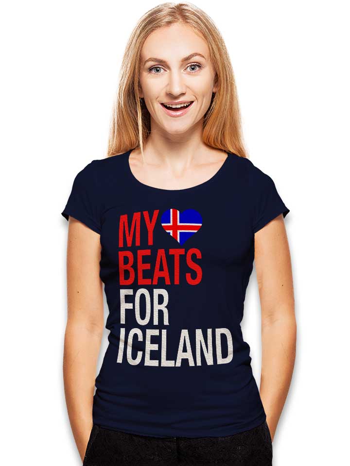 my-heart-beats-for-iceland-damen-t-shirt dunkelblau 2