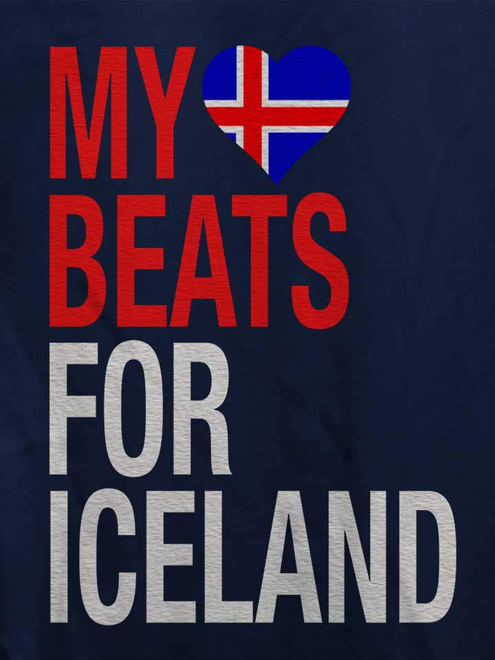 my-heart-beats-for-iceland-damen-t-shirt dunkelblau 4