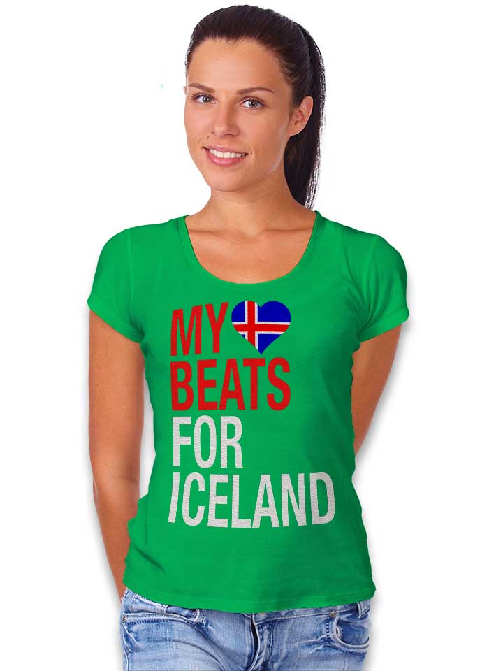 my-heart-beats-for-iceland-damen-t-shirt gruen 2