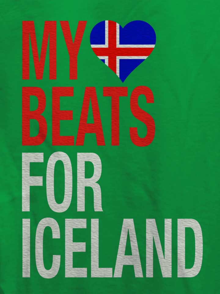 my-heart-beats-for-iceland-damen-t-shirt gruen 4