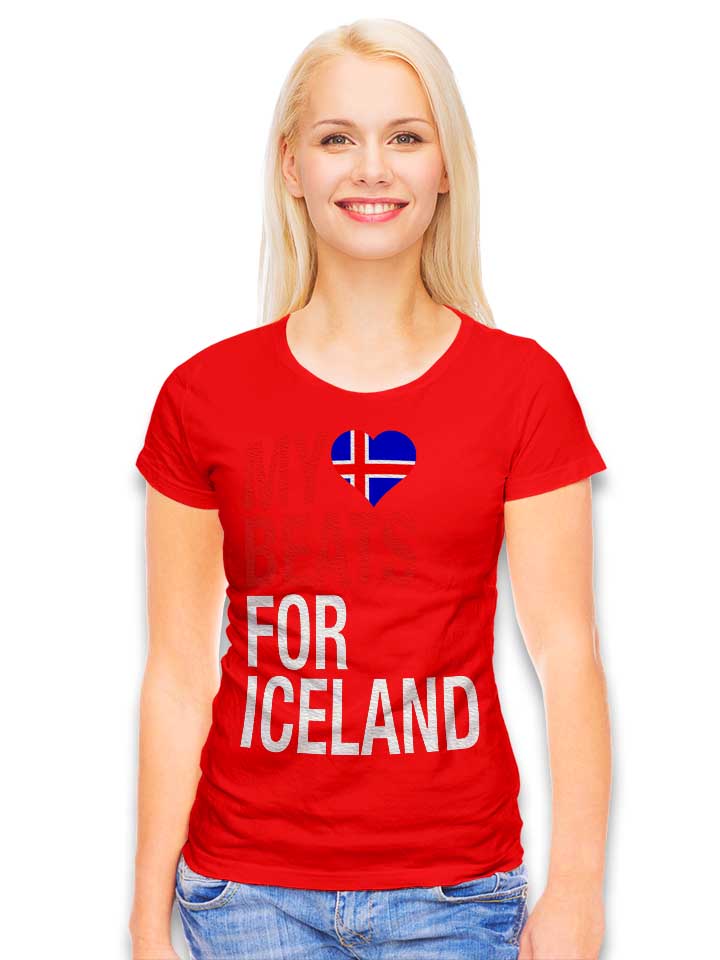 my-heart-beats-for-iceland-damen-t-shirt rot 2
