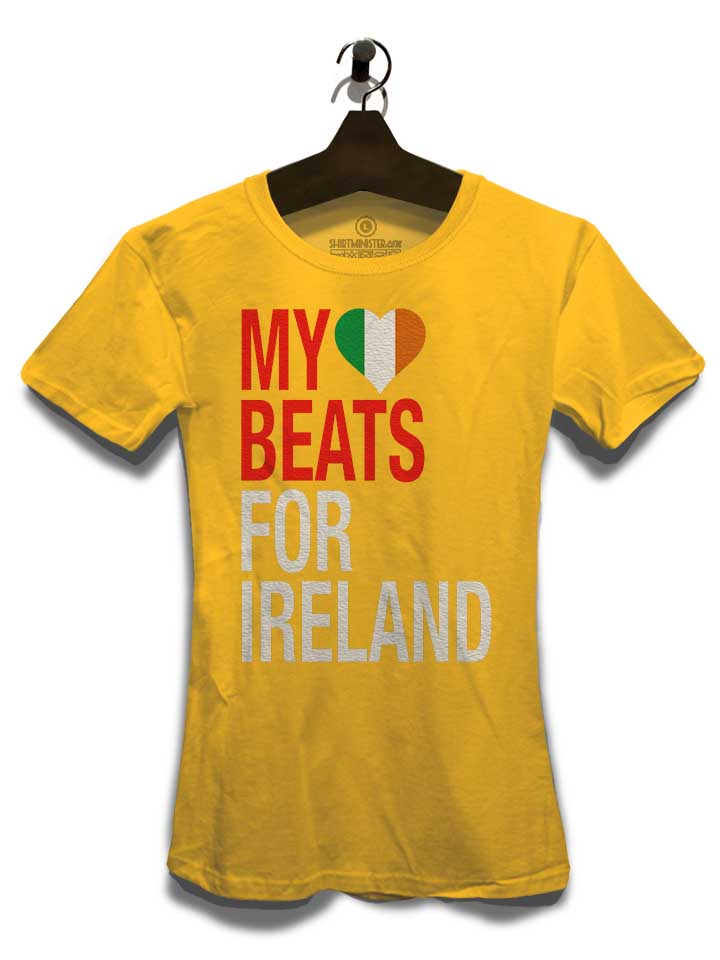 my-heart-beats-for-ireland-damen-t-shirt gelb 3