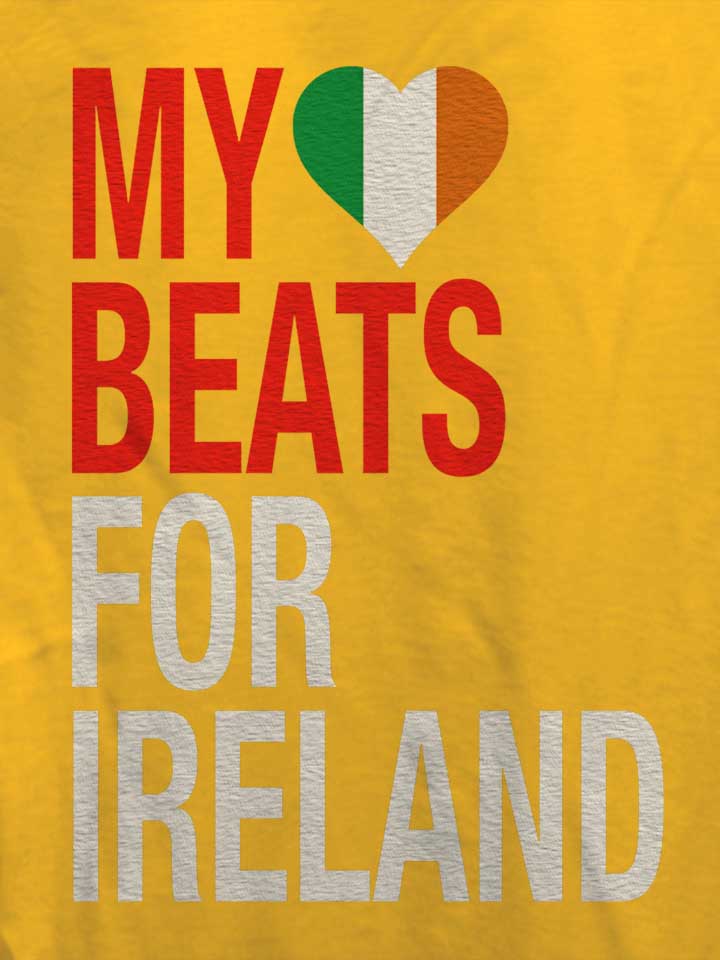 my-heart-beats-for-ireland-damen-t-shirt gelb 4