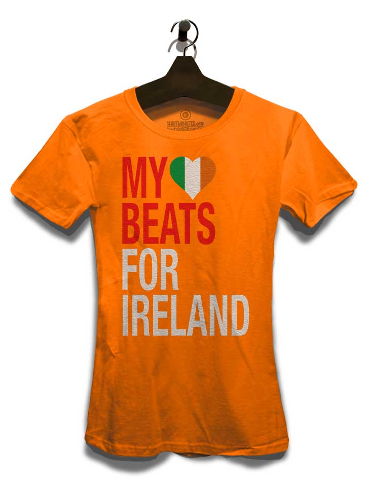 my-heart-beats-for-ireland-damen-t-shirt orange 3