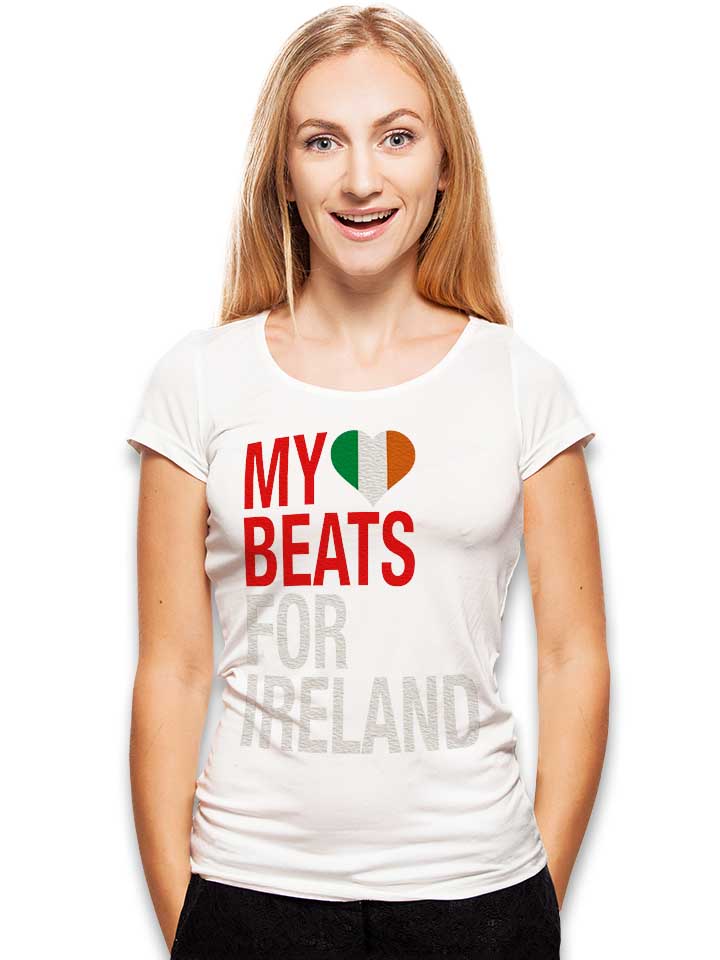 my-heart-beats-for-ireland-damen-t-shirt weiss 2