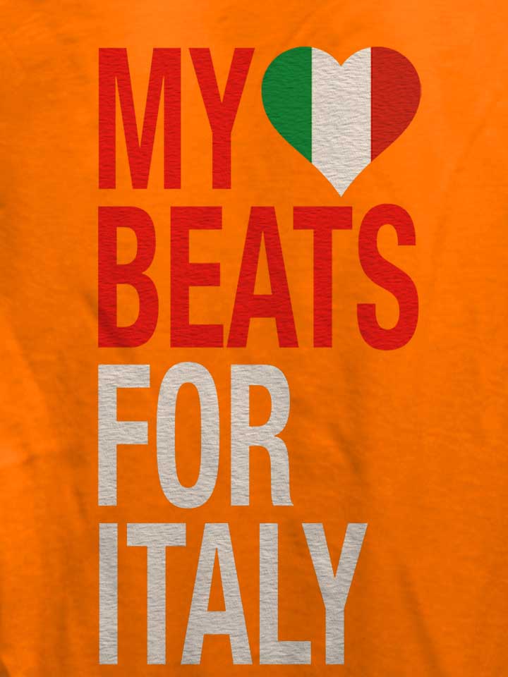 my-heart-beats-for-italy-damen-t-shirt orange 4
