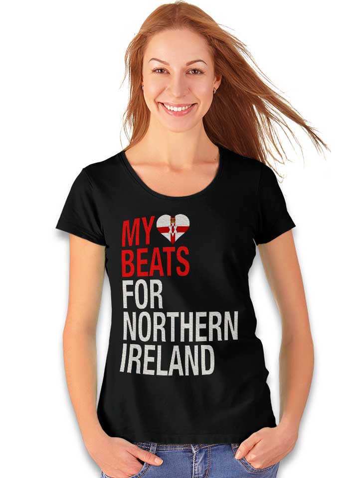 my-heart-beats-for-northern-ireland-damen-t-shirt schwarz 2