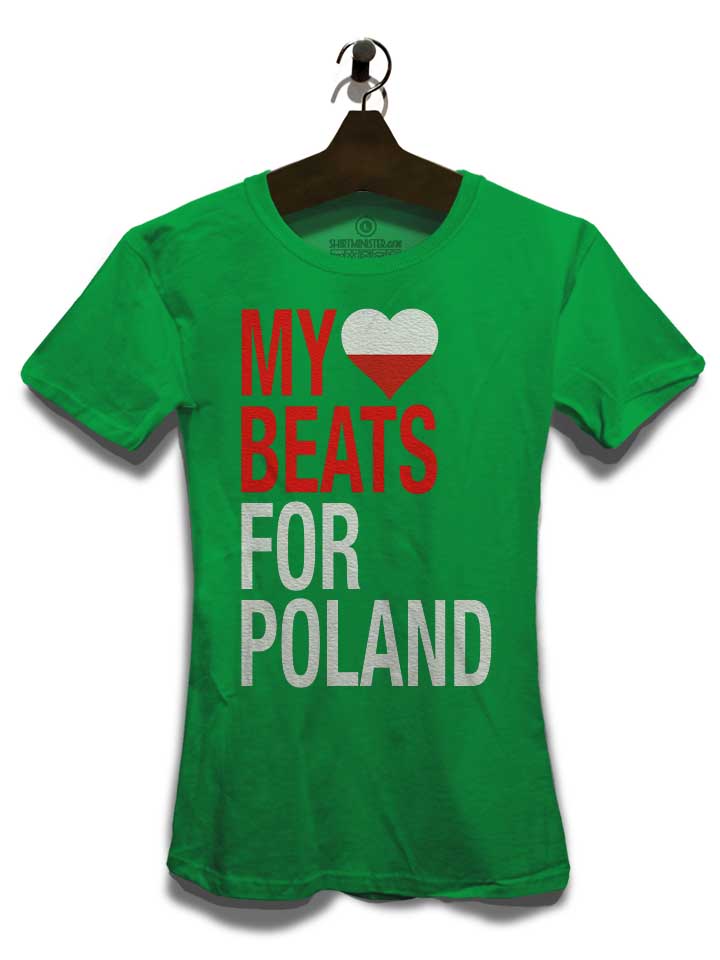 my-heart-beats-for-poland-damen-t-shirt gruen 3