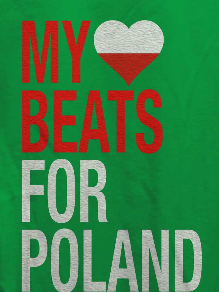 my-heart-beats-for-poland-damen-t-shirt gruen 4