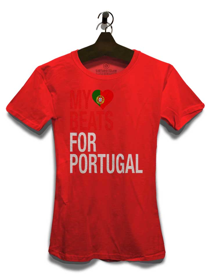my-heart-beats-for-portugal-damen-t-shirt rot 3