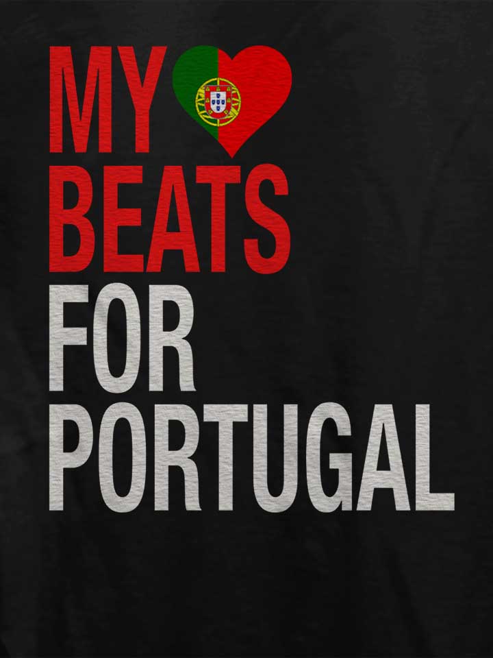 my-heart-beats-for-portugal-damen-t-shirt schwarz 4