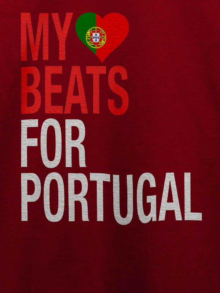 my-heart-beats-for-portugal-t-shirt bordeaux 4