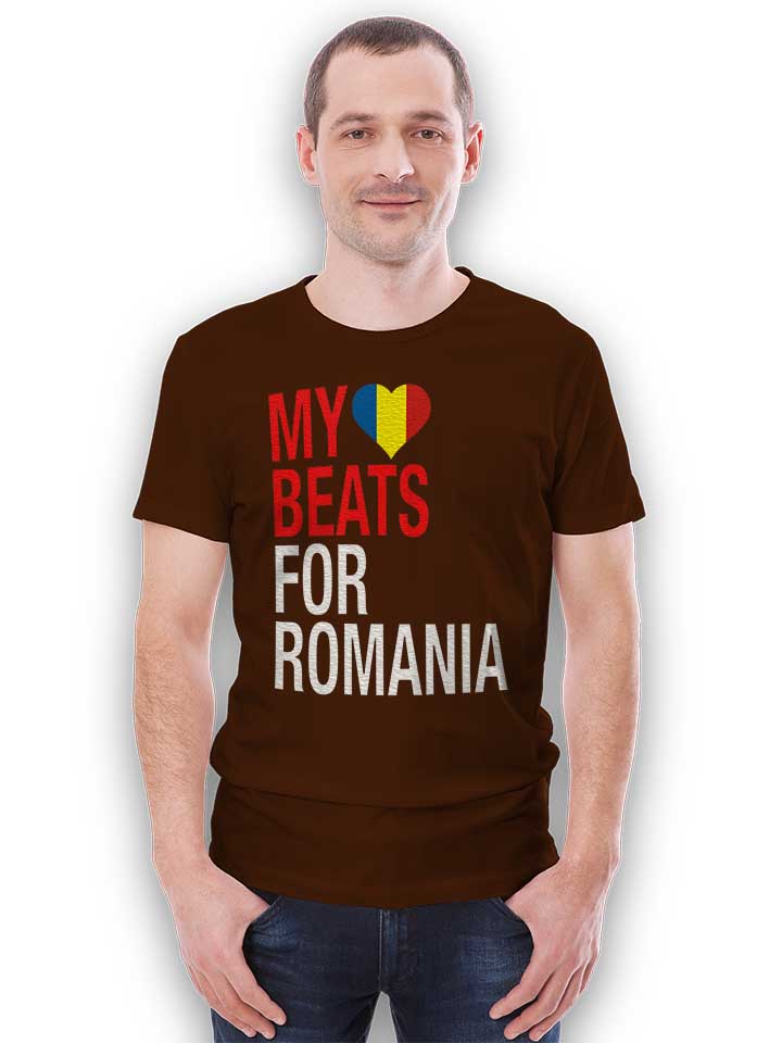 my-heart-beats-for-romania-t-shirt braun 2