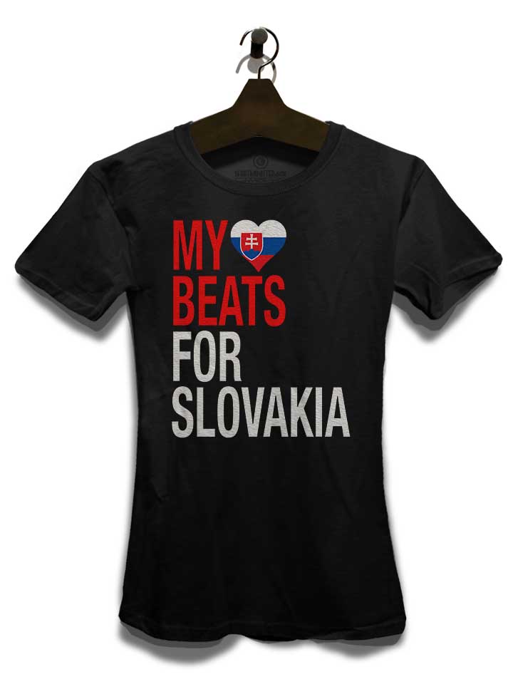 my-heart-beats-for-slovakia-damen-t-shirt schwarz 3