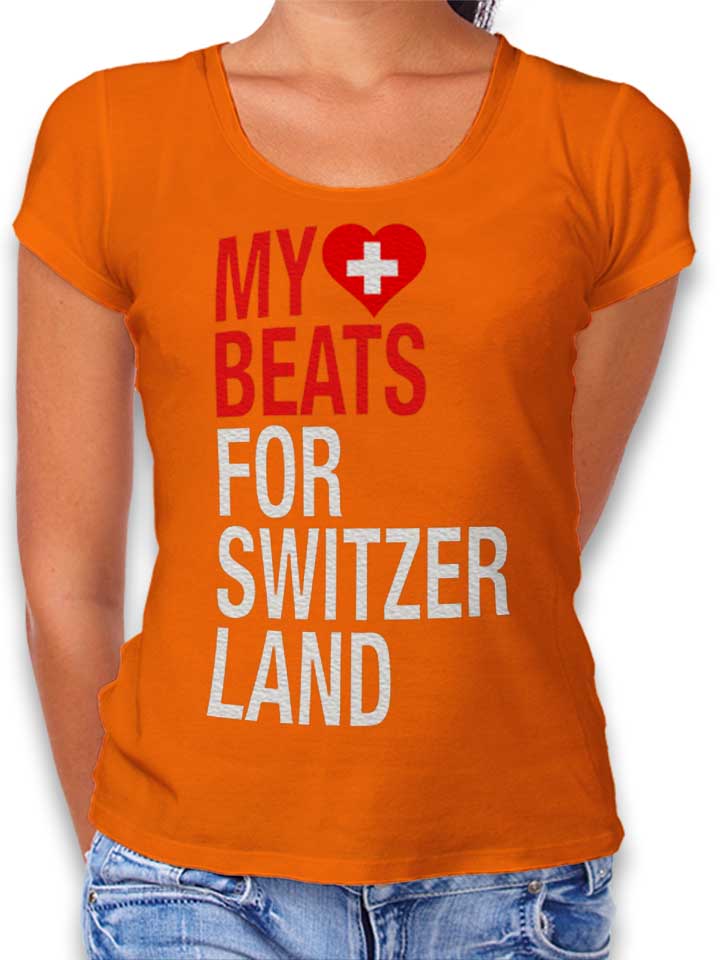 my-heart-beats-for-switzerland-damen-t-shirt orange 1