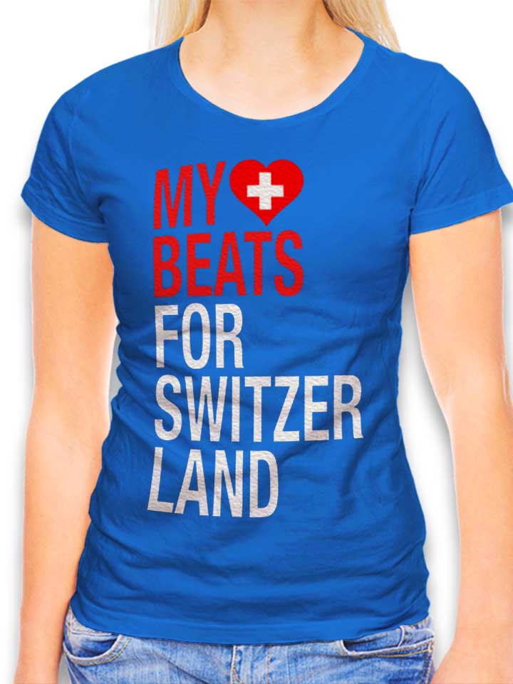 my-heart-beats-for-switzerland-damen-t-shirt royal 1