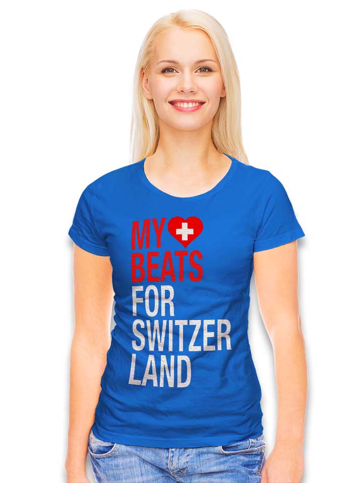 my-heart-beats-for-switzerland-damen-t-shirt royal 2