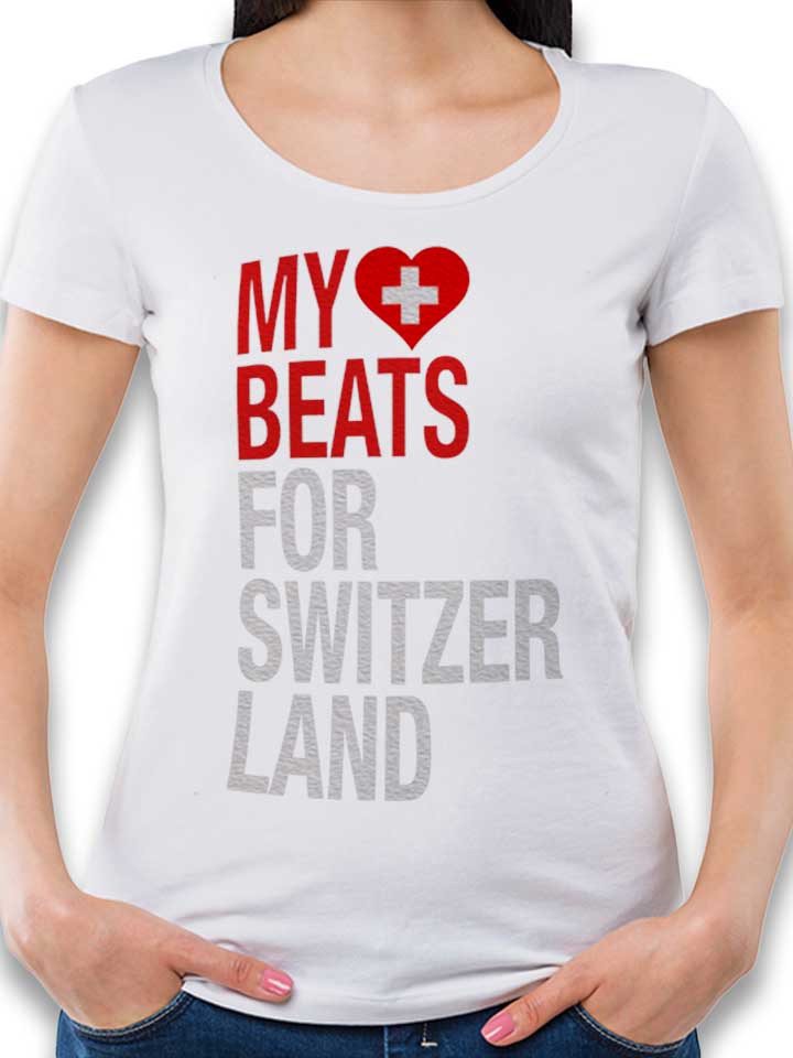 my-heart-beats-for-switzerland-damen-t-shirt weiss 1