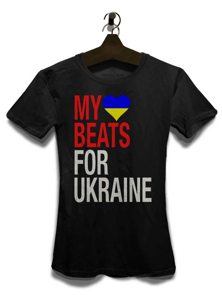 my-heart-beats-for-ukraine-damen-t-shirt schwarz 3