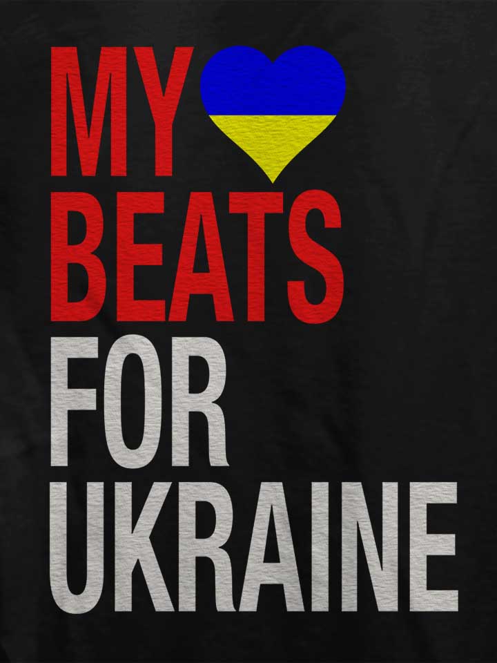 my-heart-beats-for-ukraine-damen-t-shirt schwarz 4