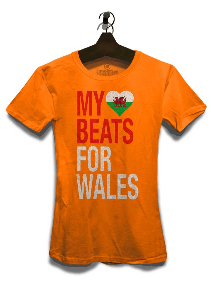 my-heart-beats-for-wales-damen-t-shirt orange 3