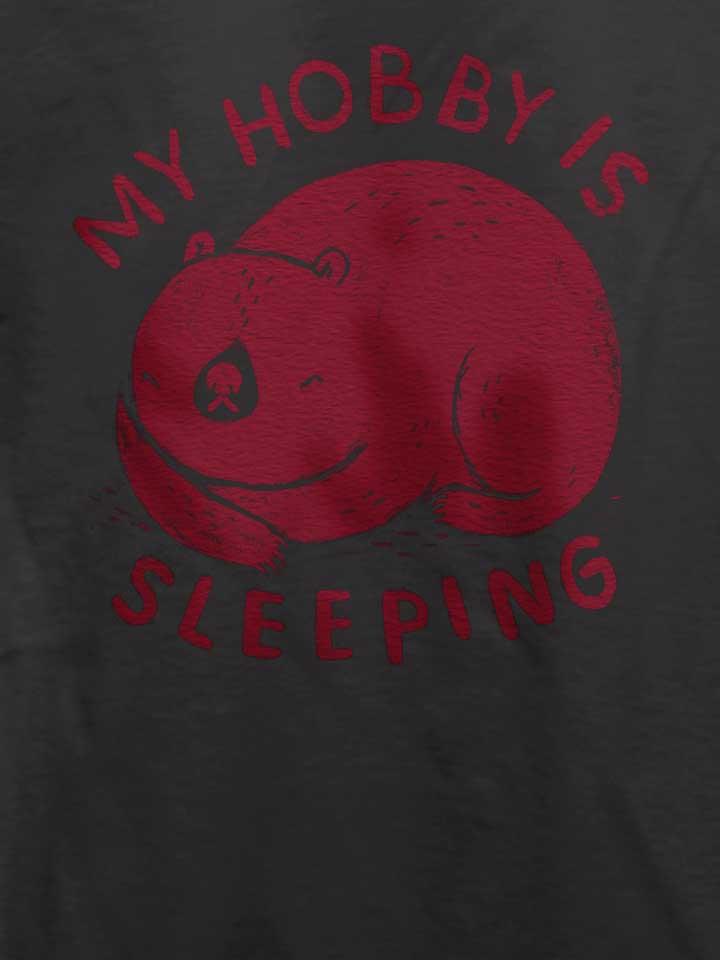 my-hobby-is-sleeping-koala-t-shirt dunkelgrau 4