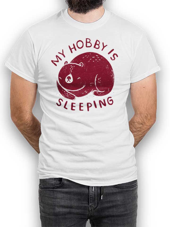 my-hobby-is-sleeping-koala-t-shirt weiss 1
