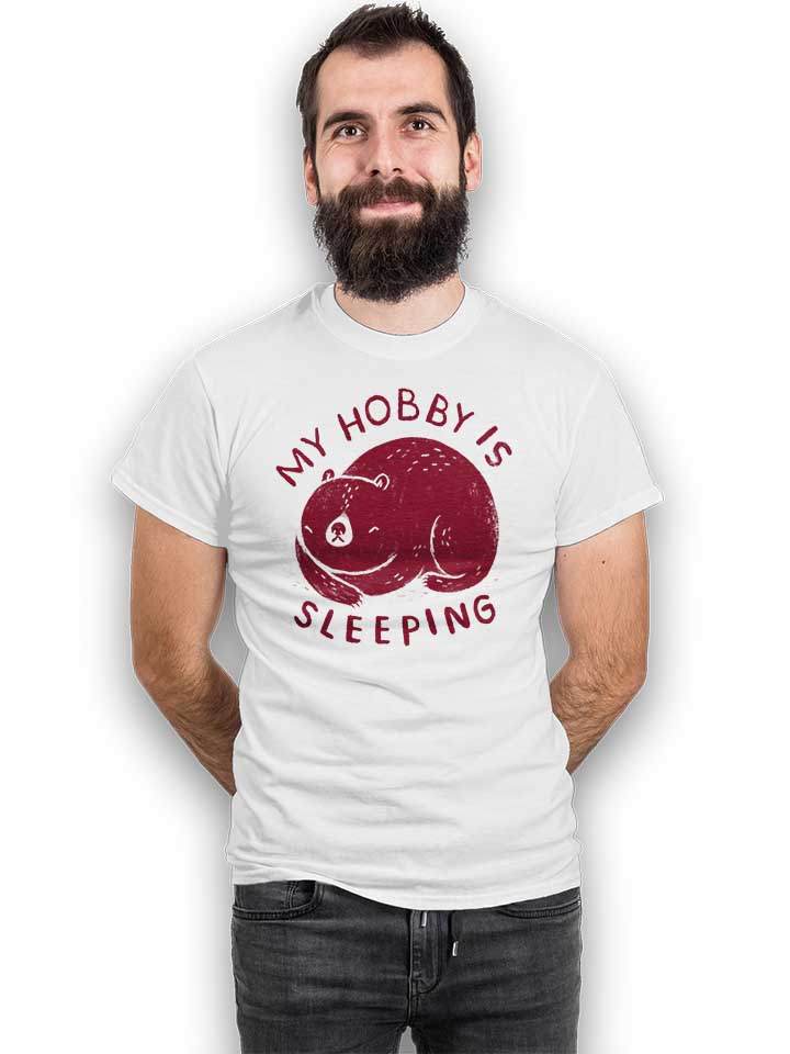 my-hobby-is-sleeping-koala-t-shirt weiss 2