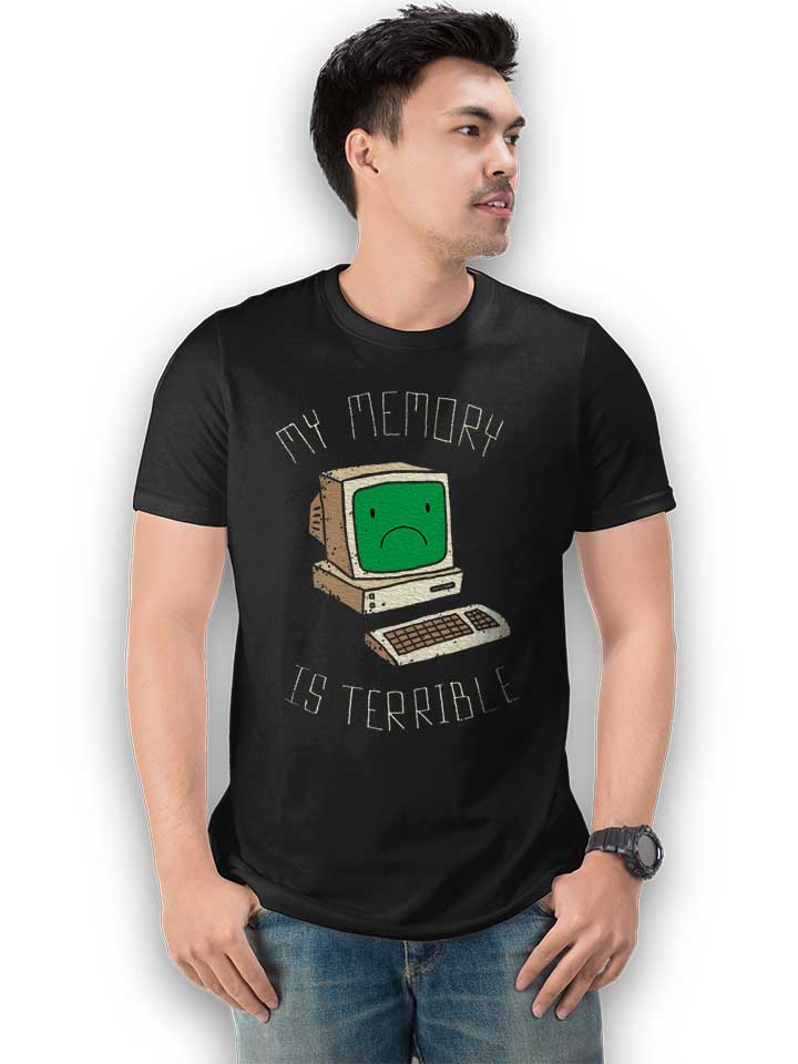 my-memory-is-terrible-t-shirt schwarz 2