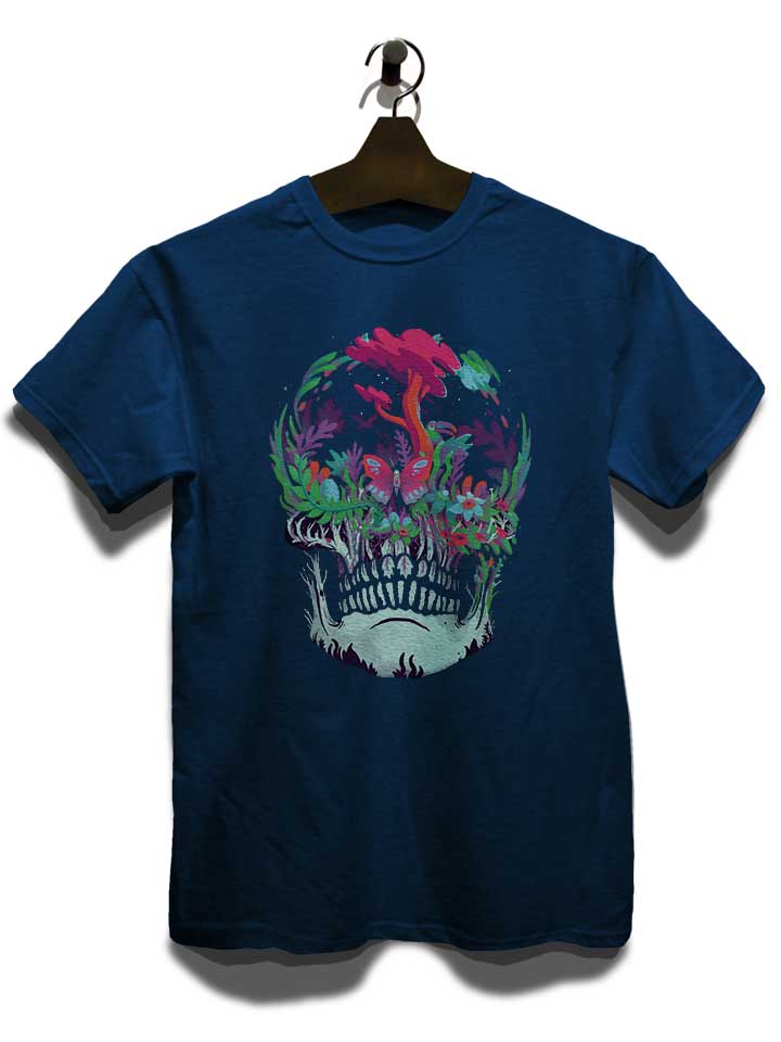 mystic-forest-skull-t-shirt dunkelblau 3