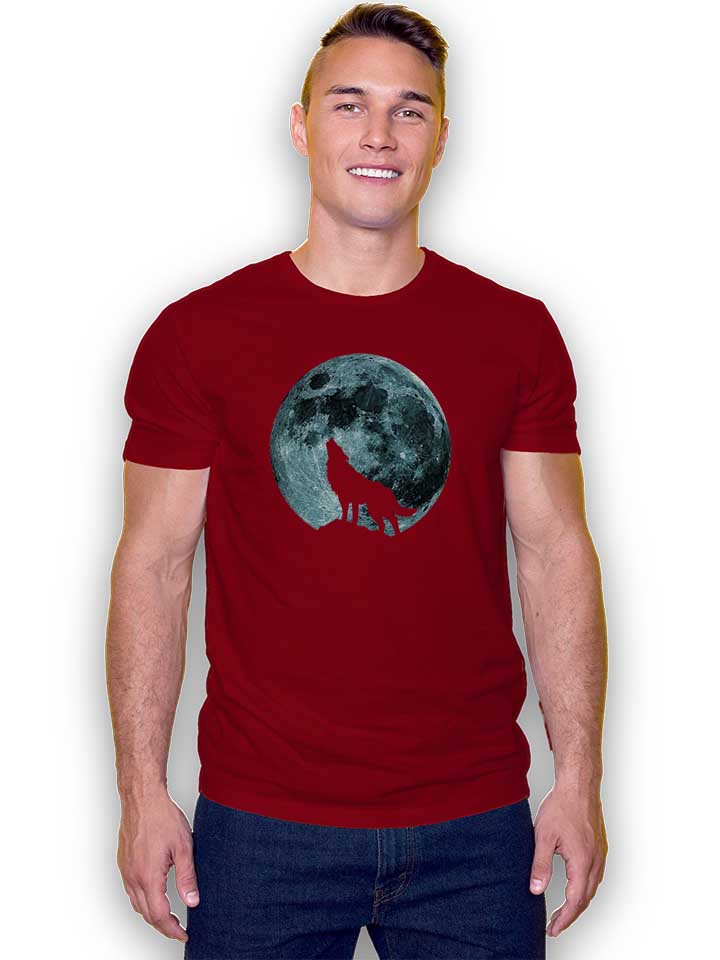 mystic-moon-wolf-t-shirt bordeaux 2