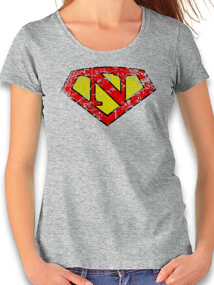 n-buchstabe-logo-vintage-damen-t-shirt grau-meliert 1