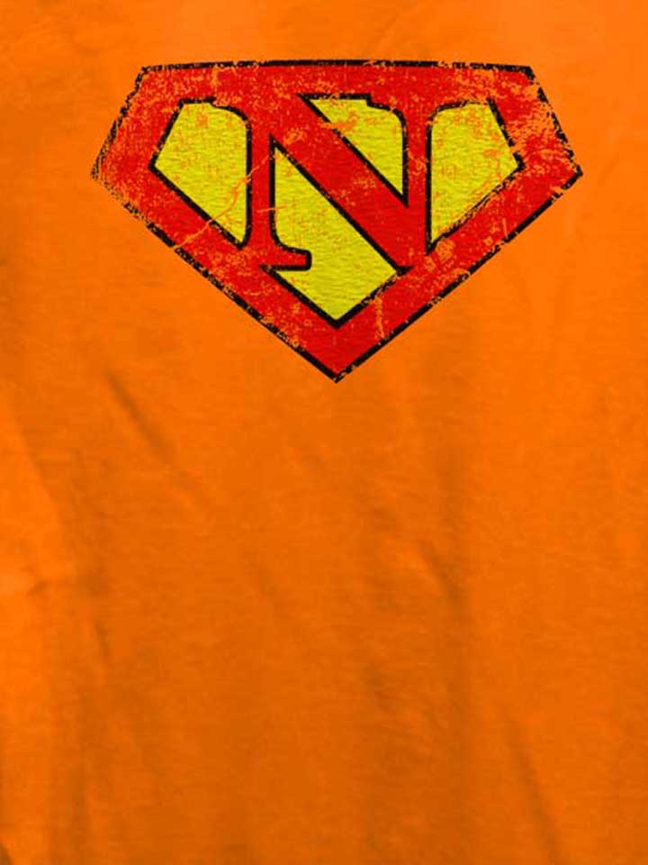 n-buchstabe-logo-vintage-damen-t-shirt orange 4