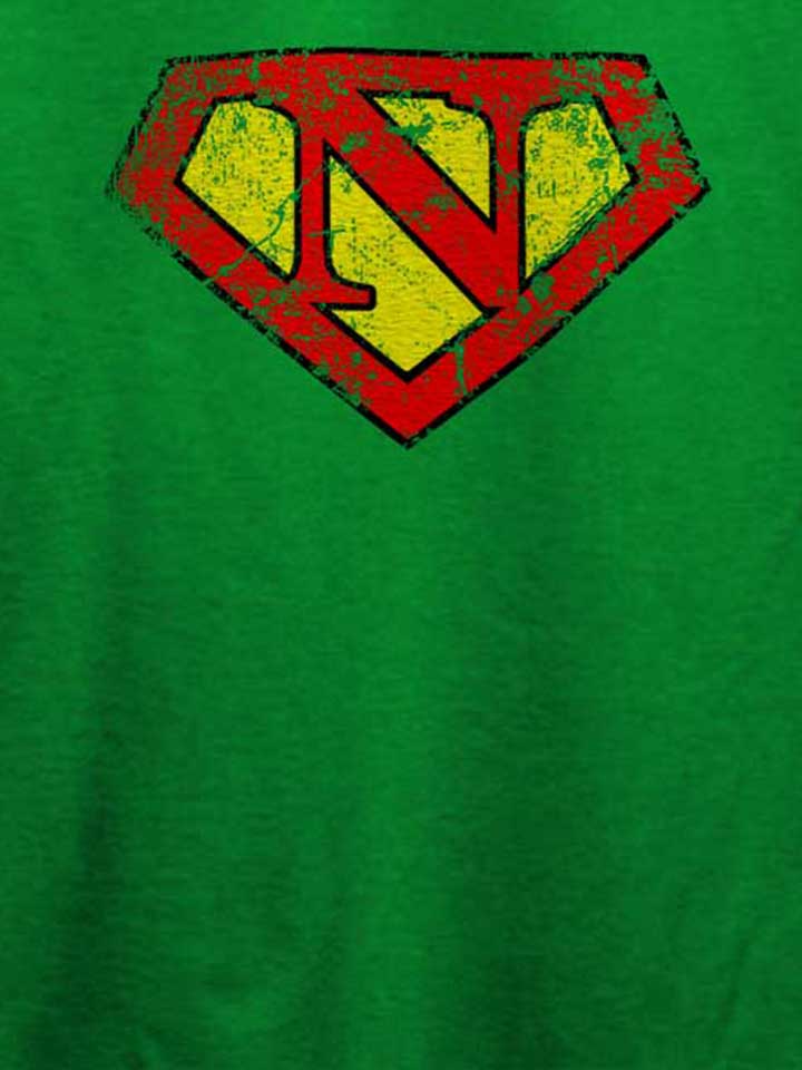 n-buchstabe-logo-vintage-t-shirt gruen 4