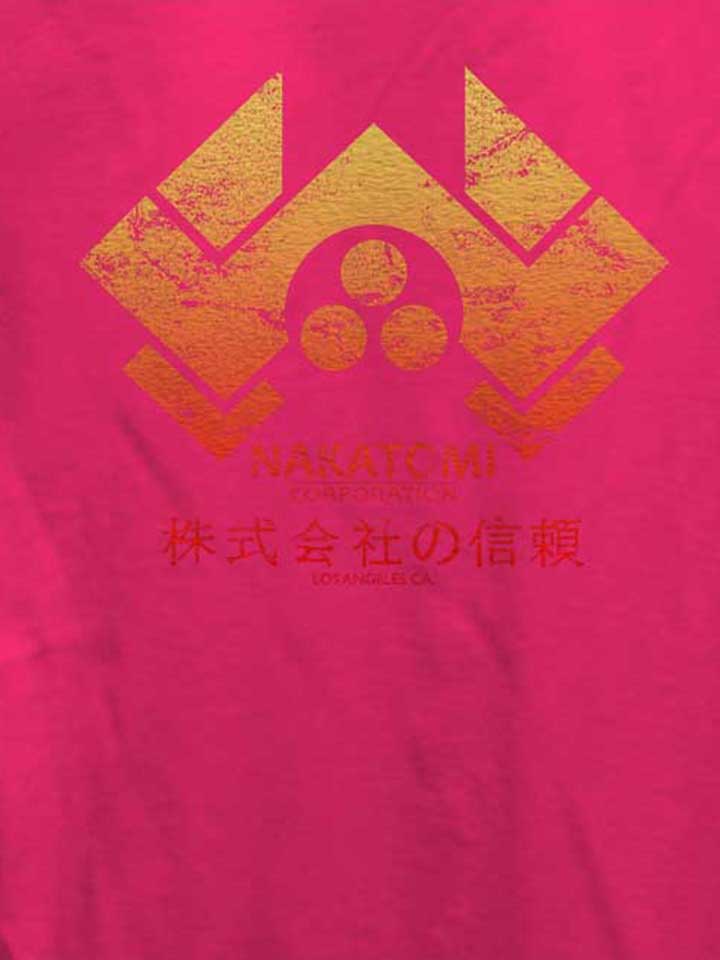 nakatomi-corporation-damen-t-shirt fuchsia 4
