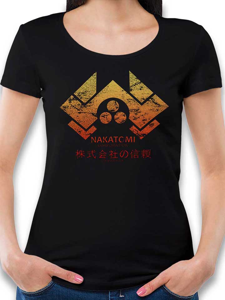 nakatomi-corporation-damen-t-shirt schwarz 1